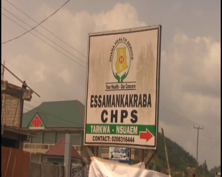 Tarkwa Nsuaem CHPS compound running 'double track' system with