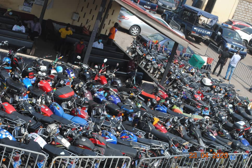 Impounded motorcycles