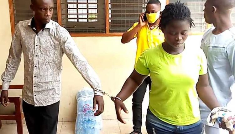 Suspects Mavis Brepor and Patrick Asare hired a police commander for contract killing