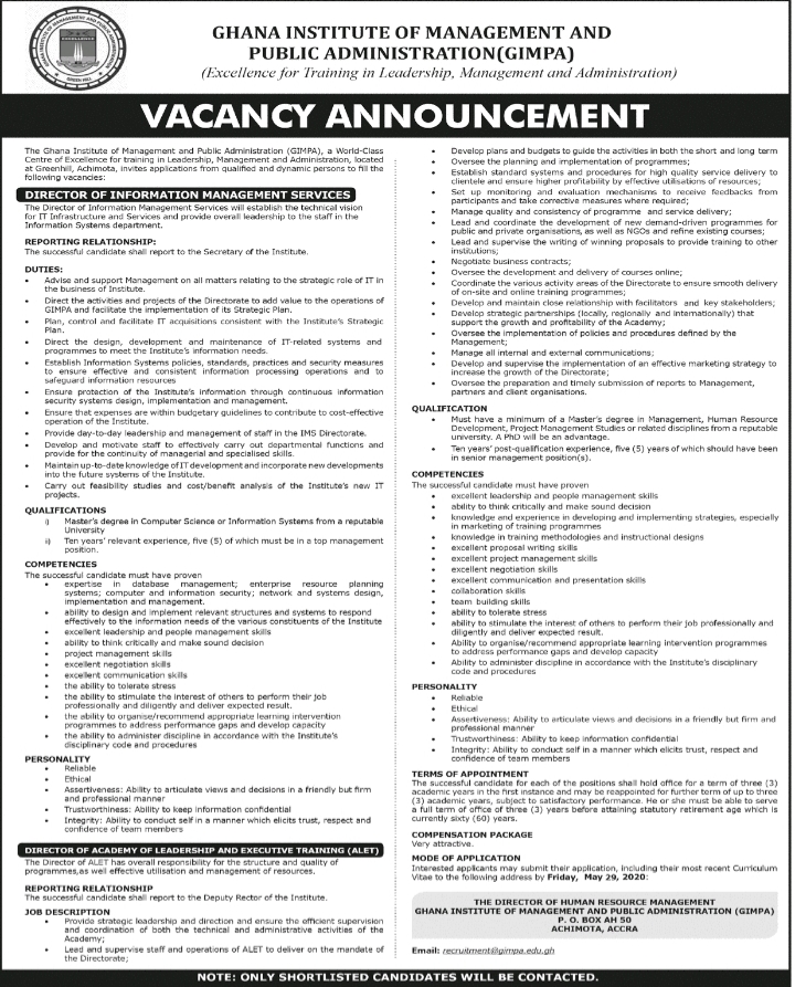 Thursday: Advertised jobs in newspapers today