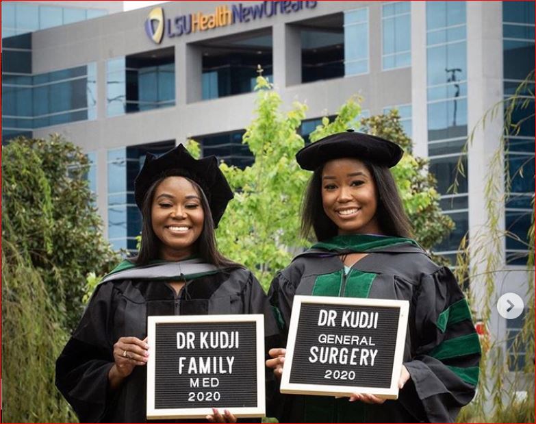 Dr Cynthia Kudji (L) and Dr Jasmine Kudji (R)