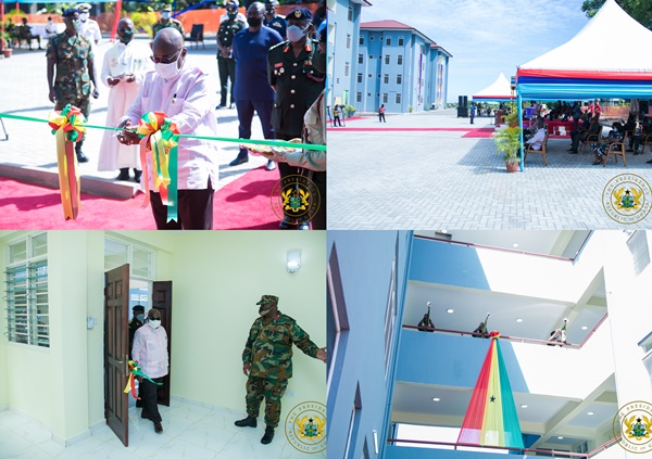 Akufo-Addo comissions New Douala Barracks