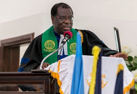 Moderator of the Presbyterian Church of Ghana, Rt Rev. Professor Joseph Obiri Yeboah Mante