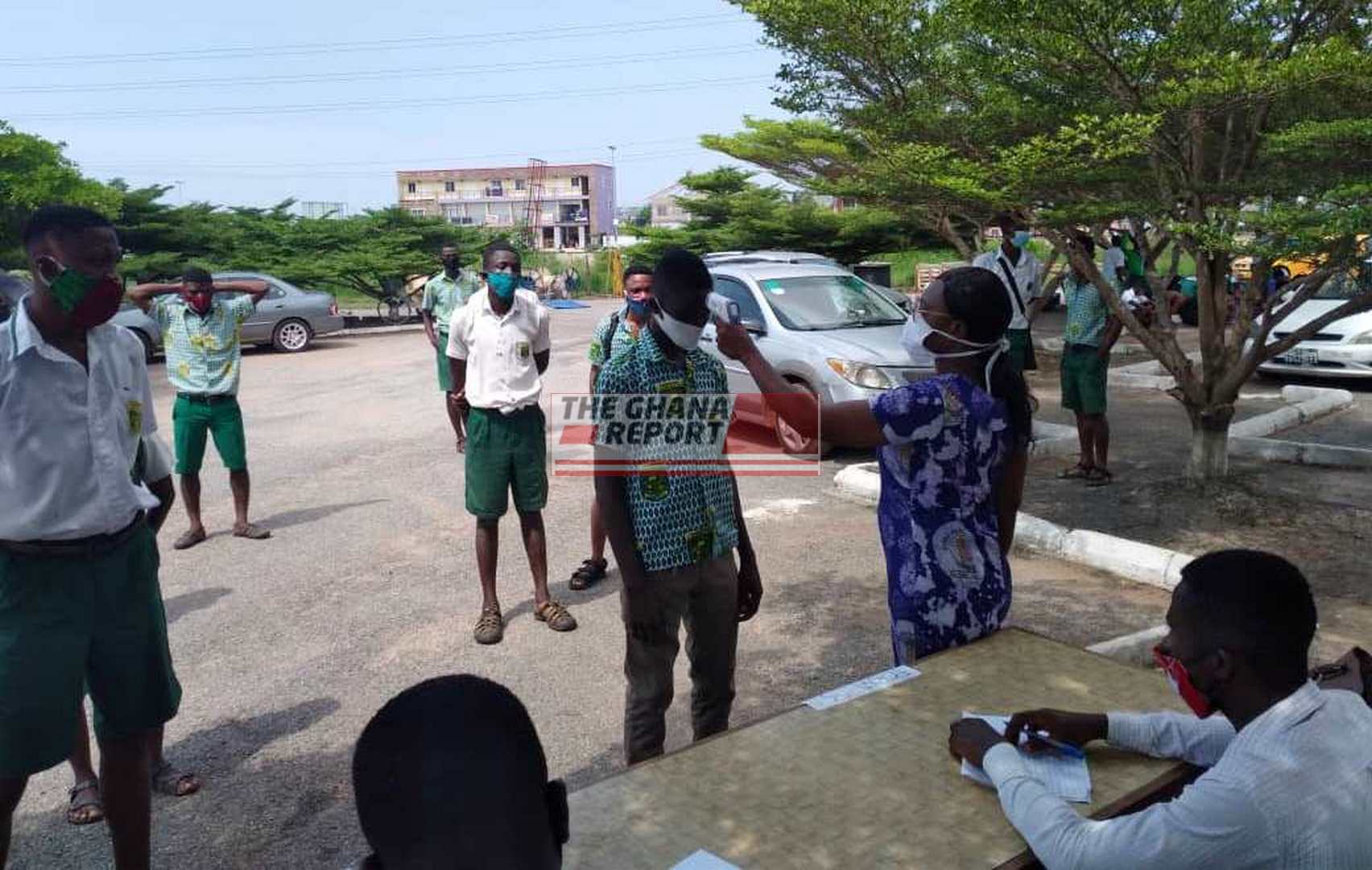 Reporting students undergoing screening