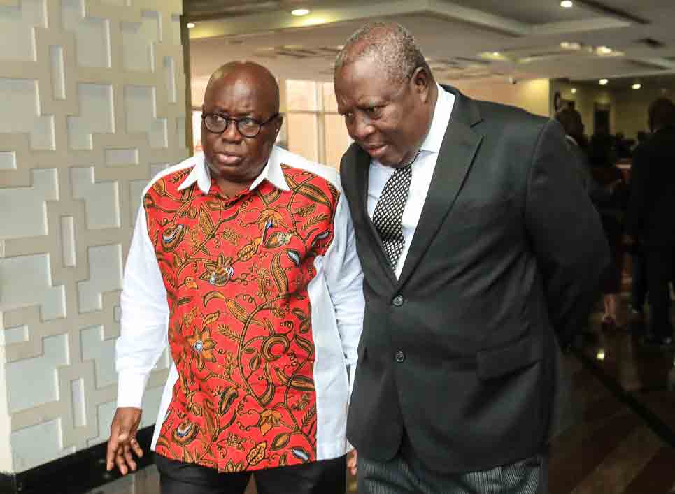 President Akufo-Addo and Martin Amidu