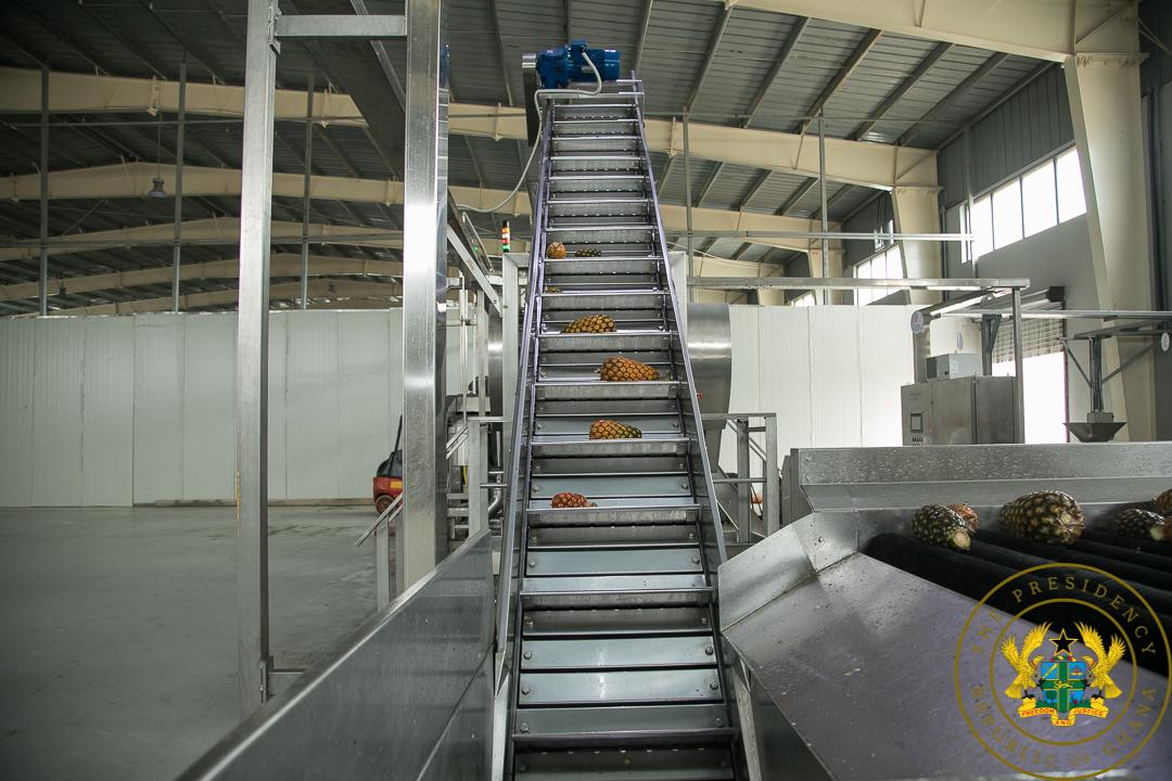 Ekumfi fruit and juices factory commissioning