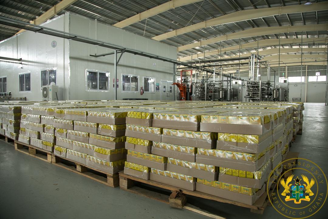 Ekumfi fruit and juices factory commissioning Ekumfi fruit and juices factory commissioning