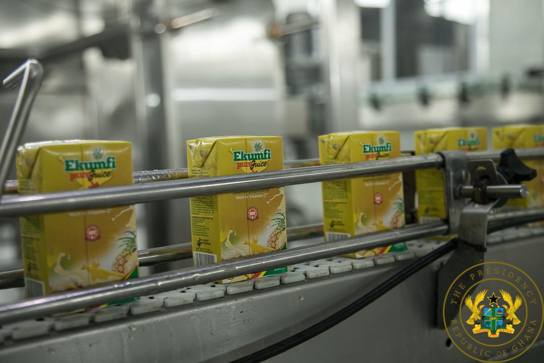 Ekumfi fruit and juices factory commissioning