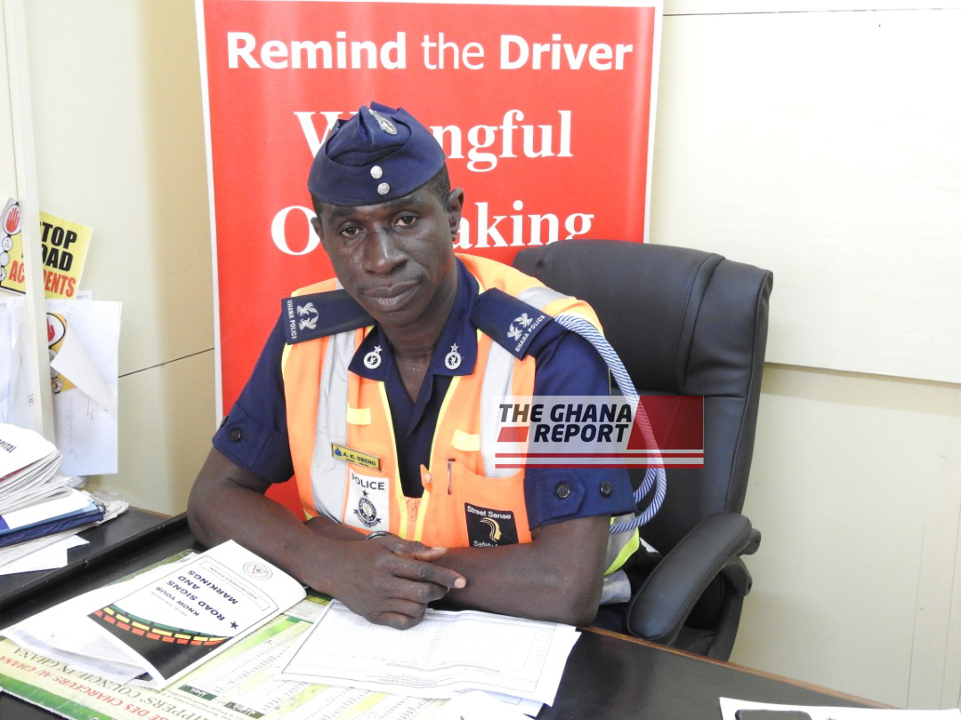 Head of Education Research and Training at the Motor Transport and Traffic Directorate (MTTD) of the Ghana Police Service, Superintendent Alexander Obeng