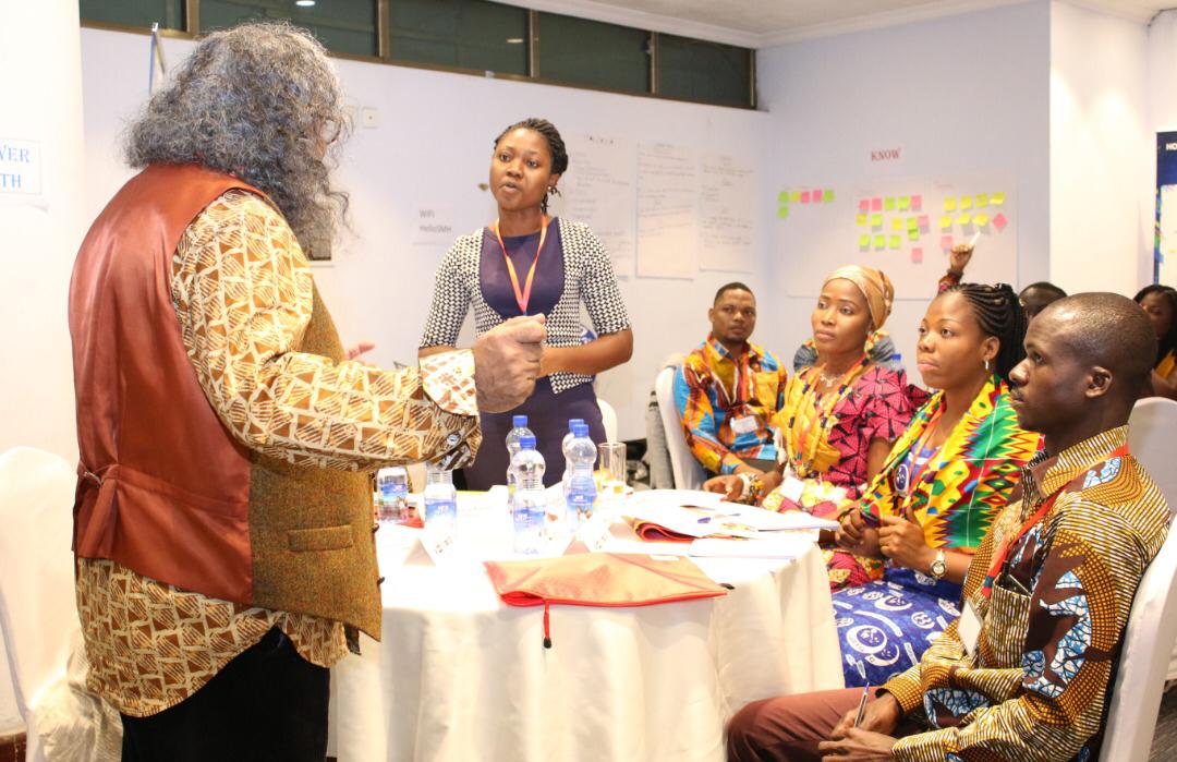 Training and mentoring in Addis Ababa, Ethiopia (Rhoda standing) 