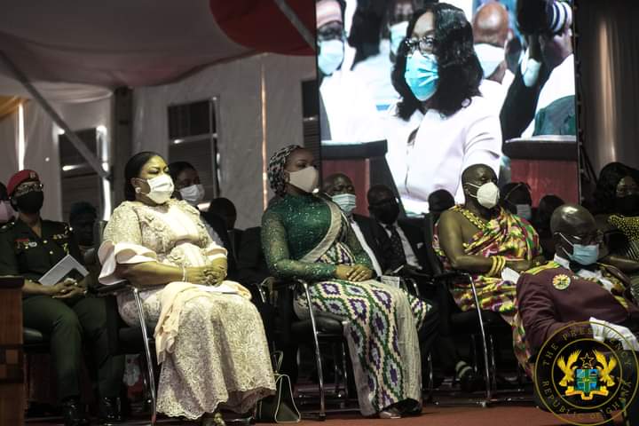 First Lady Rebecca Akufo-Addo and the Second Lady Samira Bawumia
