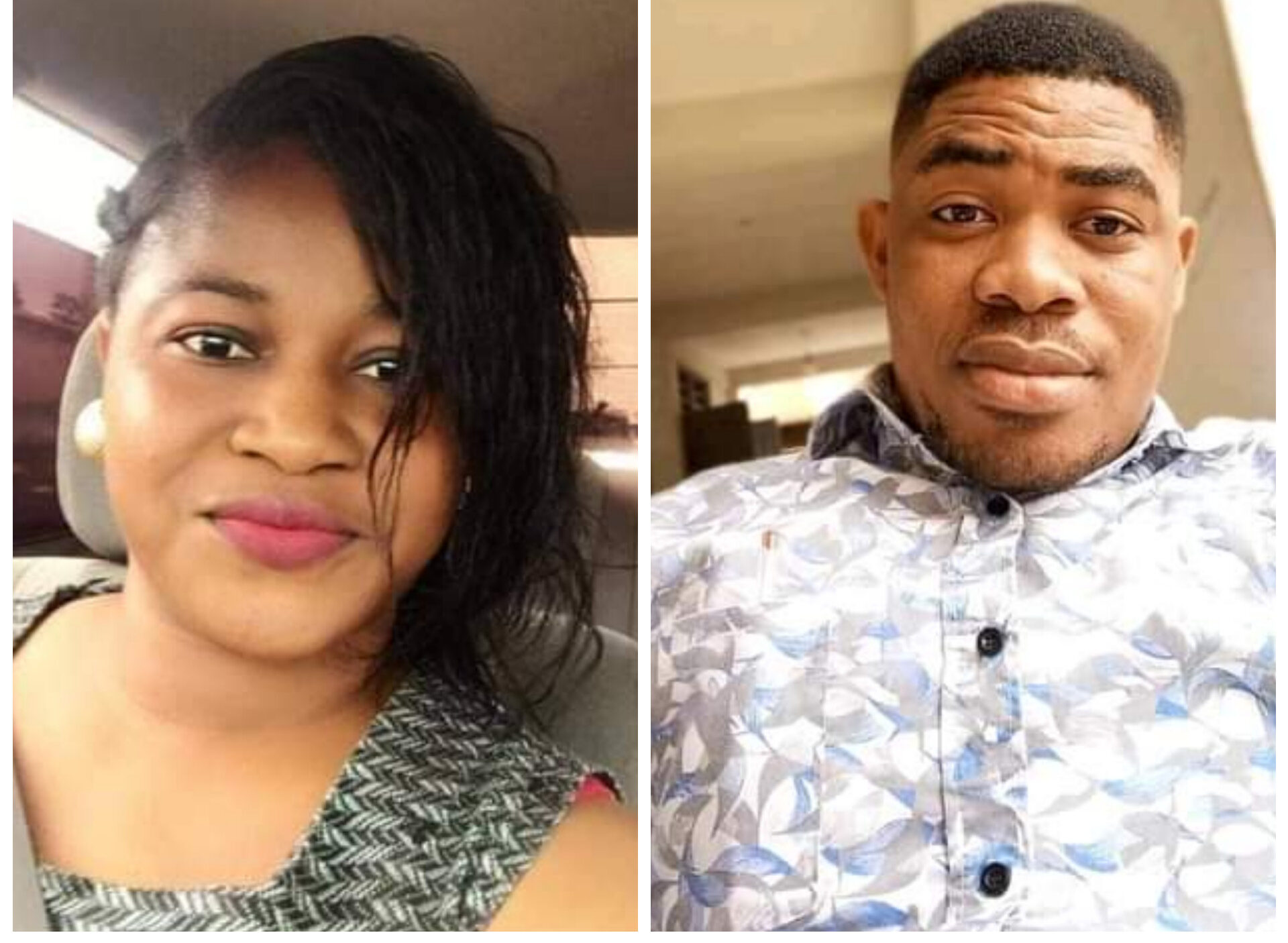 Yesutor Elizabeth Akpalu and the alleged boyfriend who killed her