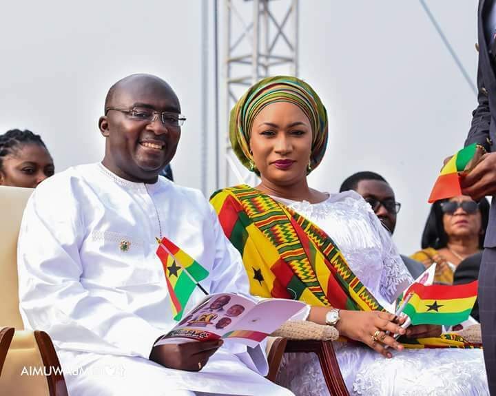 Vice President Dr Mahamudu Bawumia and his wife Samira