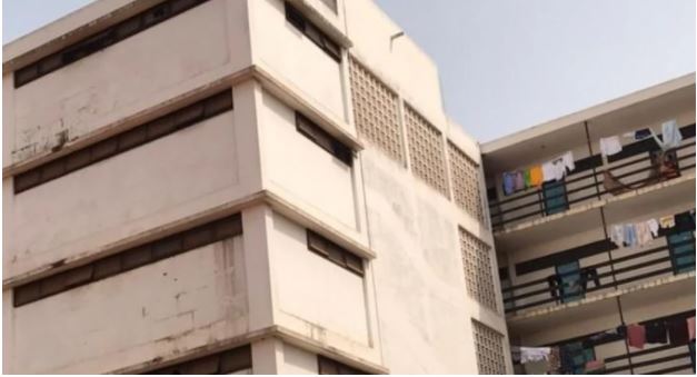 Legon: Man battles for life after falling from 4th floor of Mensah ...
