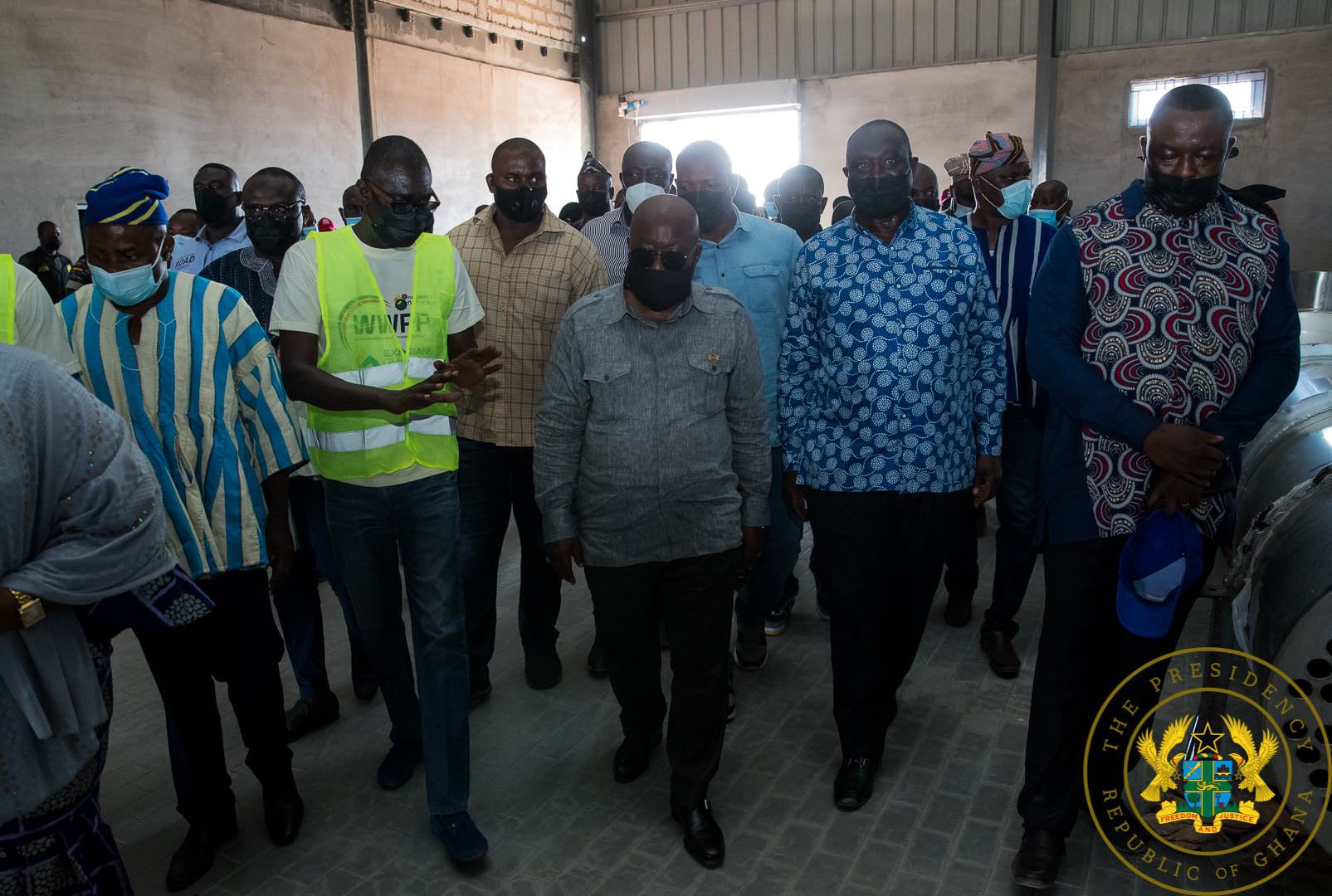 1D1F AkufoAddo inspects two factories in Walewale