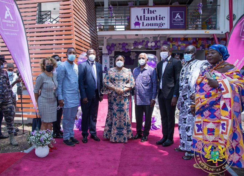 First Lady commissions waiting lounge at Korle-Bu Teaching Hospital