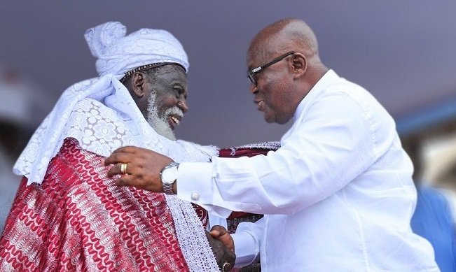 President Akufo-Addo and National Chief Imam Sheik Osman Nuhu Sharubutu