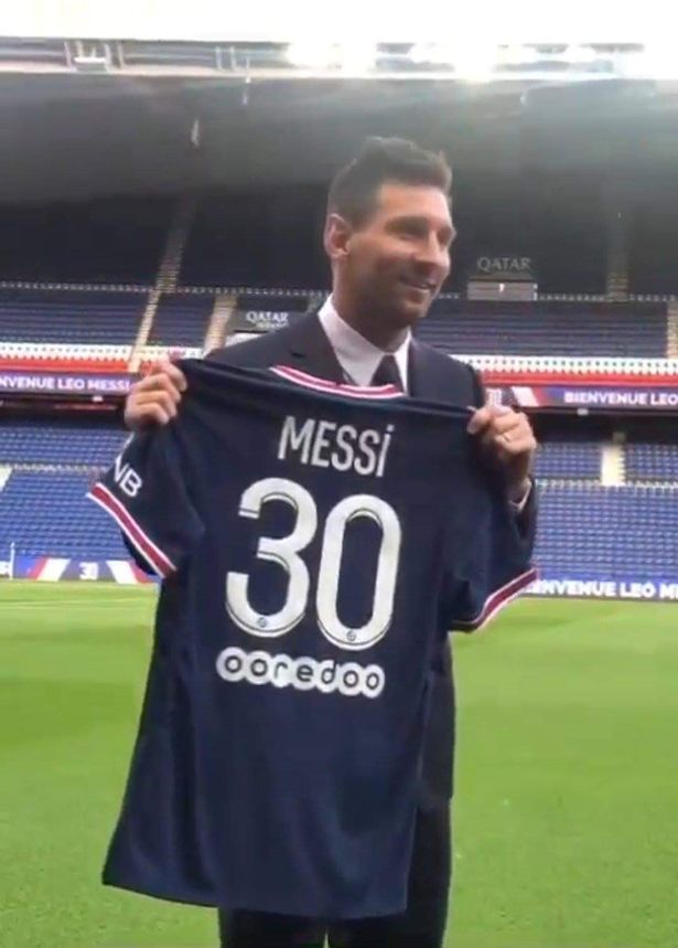 Lionel Messi New Sport Jersey Paris Saint-Germain PSG Messi No. 30