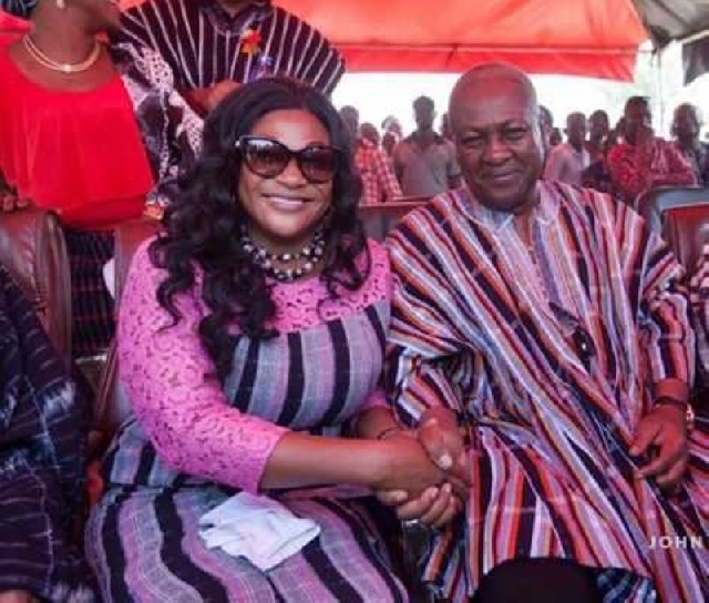 Otiko Afisa Djaba and Former President Mahama