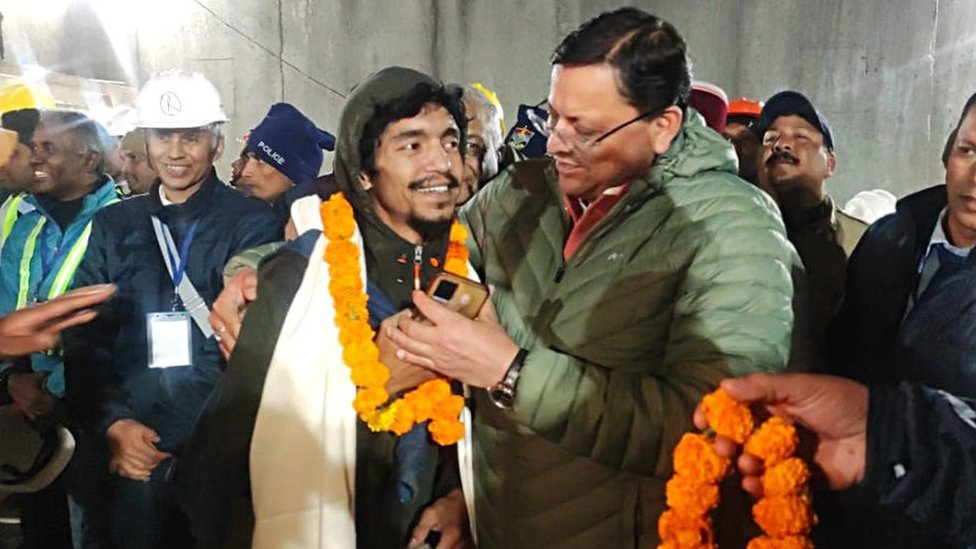 Uttarakhand tunnel collapse: Rescued India workers tell of yoga and phone games | The Ghana Report