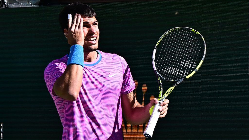 Alcaraz stung as bees swarm court at Indian Wells The Ghana Report
