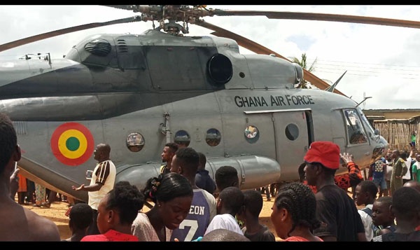 Ghana Air Force Helicopter