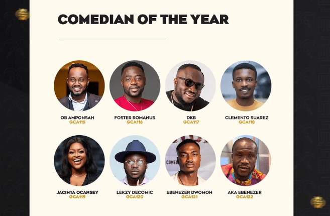 Ghana Comedy Awards unveils nominees for 2024 edition