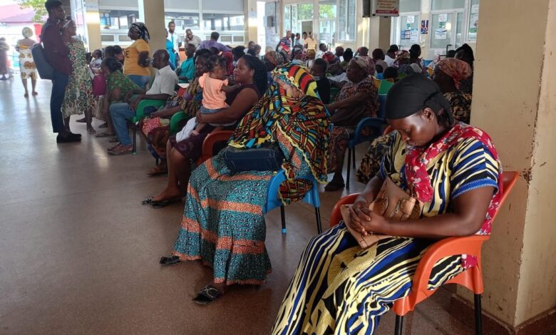 Patients at Okomfo Anokye Teaching Hospital (KATH)
