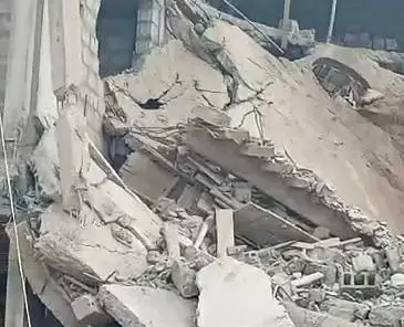 A/R: Collapsed building kills one at Sewua